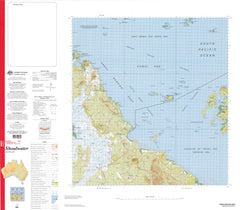 8953 Shoalwater 1:100k Topographic Map