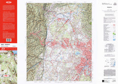 9030 Penrith 1:100k Topographic Map