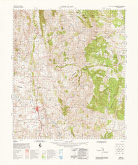 9037 Cobbadah 1:100k Topographic Map