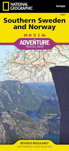 Southern Sweden & Norway National Geographic Folded Map