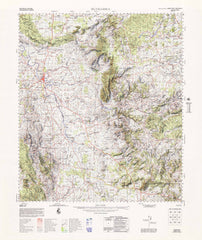 9137 Bundarra 1:100k Topographic Map