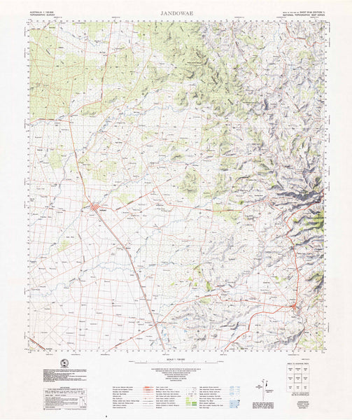 Buy 9144 Jandowae 1:100k Topographic Map
