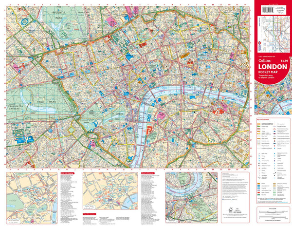 London Pocket Map Collins