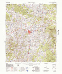 9238 Glen Innes 1:100k Topographic Map