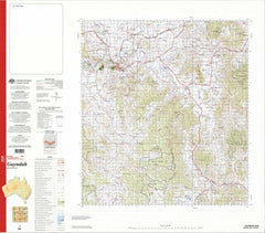 9246 Gayndah 1:100k Topographic Map