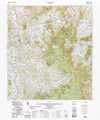 9345 Goomeri 1:100k Topographic Map