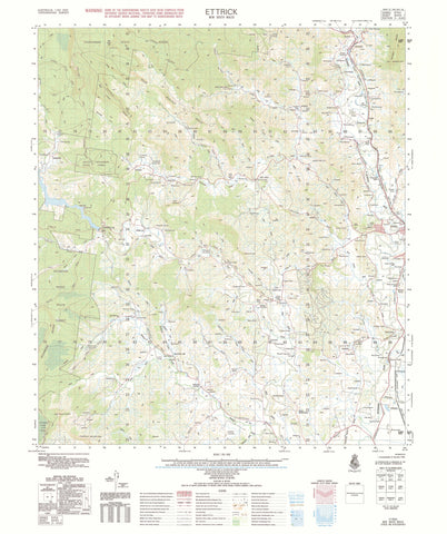 Buy 9440-1 Ettrick 1:50k Topographic Map