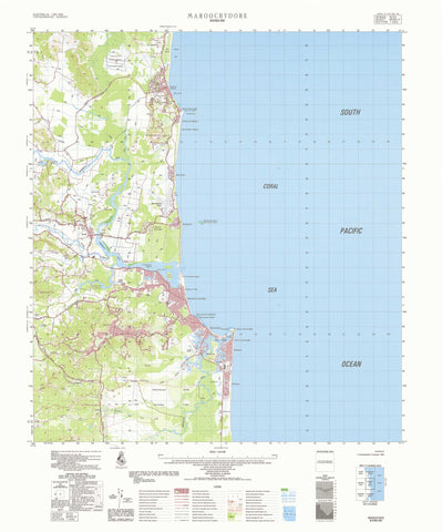 Buy 9544-4 Maroochydore 1:50k Topographic Map