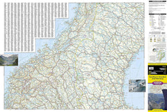 Southern Sweden & Norway National Geographic Folded Map