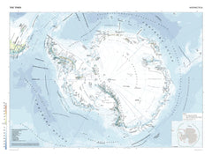 Antarctica Wall Map from The Times