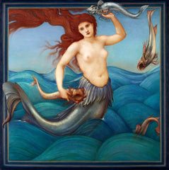 A Sea-Nymph (1881) by Sir Edward Burne–Jones