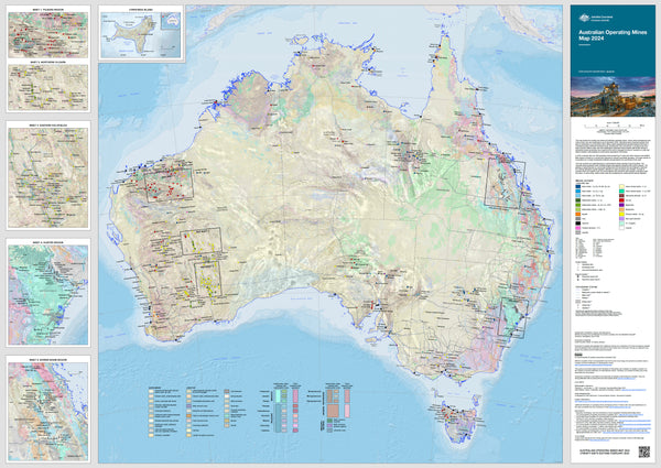 Mining and Resources Wall Maps