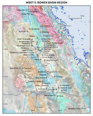 Australian Operating Mines Wall Map 2023