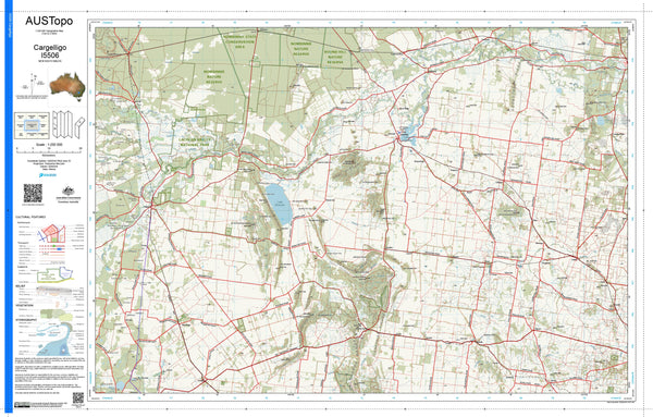 Cargelligo I5506 AUSTopo 1:250,000 Map