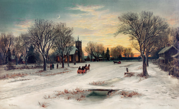 Christmas Eve (1885) by W. C. Bauer