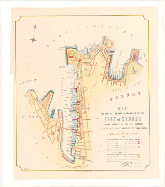 Darling Harbour Map 1887