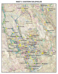 Australian Operating Mines Wall Map 2023