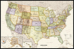 Legacy USA Wall Map 1270 x 838mm