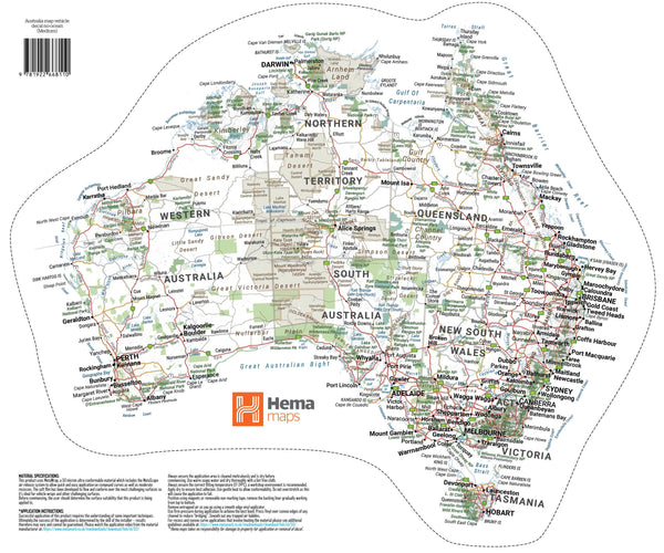 Australia, Asia & New Zealand Wall Maps