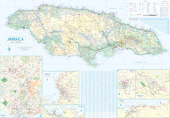 Jamaica & Cayman Islands ITMB - West Indies Map