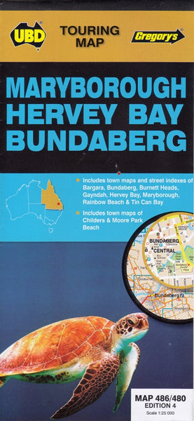 Maryborough, Hervey Bay & Bundaberg UBD 486/480 Map