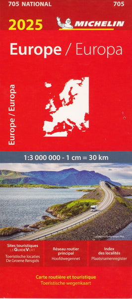 Europe Michelin Map 705