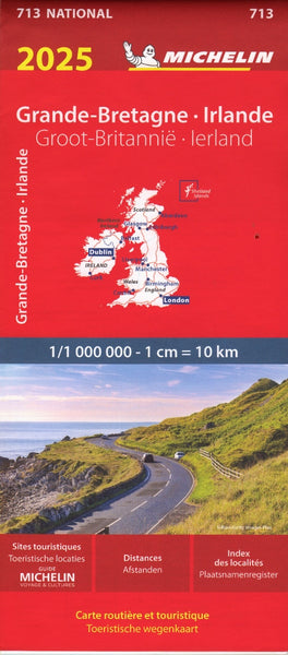 Great Britain & Ireland Michelin Map 713