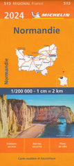 France Normandy 513 Michelin Map