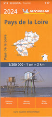 France Loire 517 Michelin Map