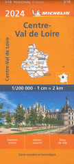 France Central France 518 Michelin Map