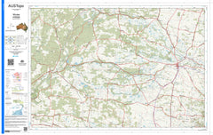 Moree H5508 AUSTopo 1:250,000 Map