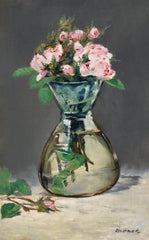 Moss Roses in a Vase (1882) painting by Edouard Manet