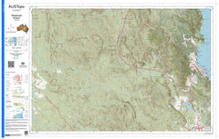 Mossman E5501 AUSTopo 1:250,000 Map