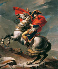 Napoleon Crossing the Alps (1801-1805) by Jacques-Louis David