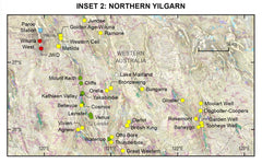 Australian Operating Mines Wall Map 2023