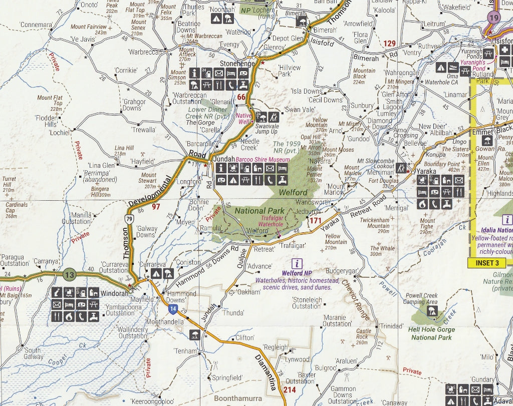 Outback Queensland Hema Map