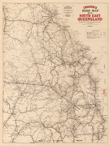 South East Queensland Craigie's Road Map No. 2