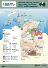 Northern Territory Offshore & Onshore Petroleum Activity and Infastructure 2025