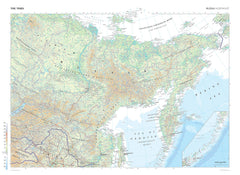 Russia North East Wall Map from The Times