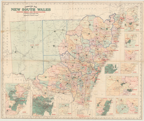 NSW Shires and Municipalities, H.E Robinson Ltd 1925