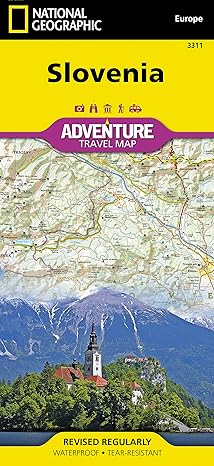 Slovenia National Geographic Folded Map