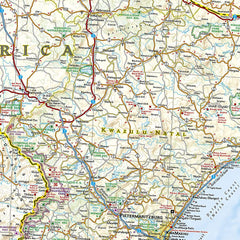 South Africa National Geographic Folded Map