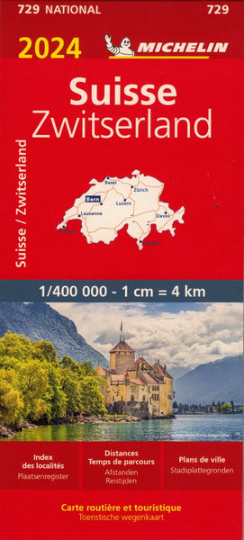 Switzerland Michelin Map 729