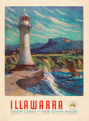 TRAVEL POSTER - Illawarra South Coast New South Wales