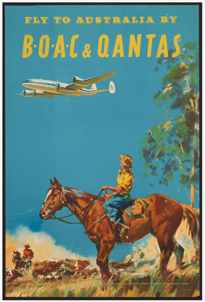 TRAVEL POSTER - Fly to Australia