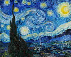 The Starry Night (1889) by Vincent Van Gogh