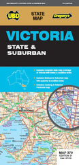 Victoria State & Suburban Map UBD 370