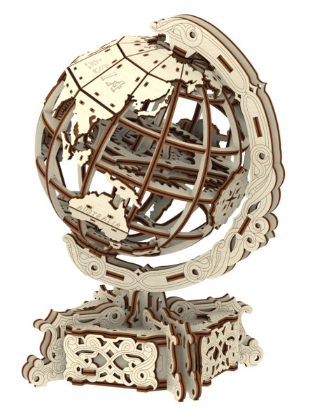 3D Wooden Travel Puzzle – World Globe