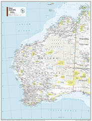 West Australia National Geographic Wall Map