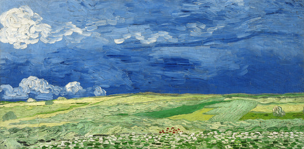 Wheatfield under Thunderclouds (1890) by Vincent Van Gogh